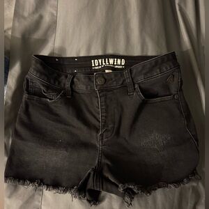 Idyllwind Black Denim Shorts